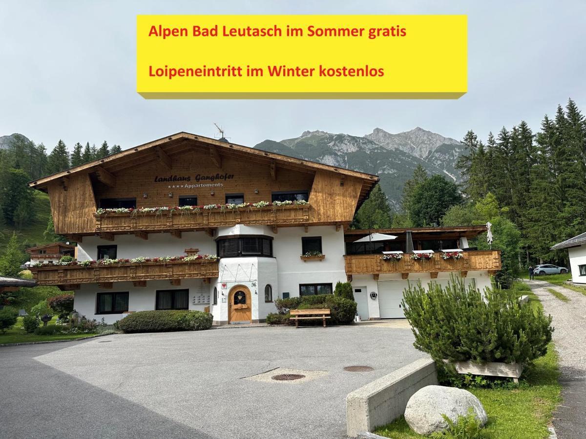Ferienwohnung W2 Haus Ganghofer Leutasch Exterior foto