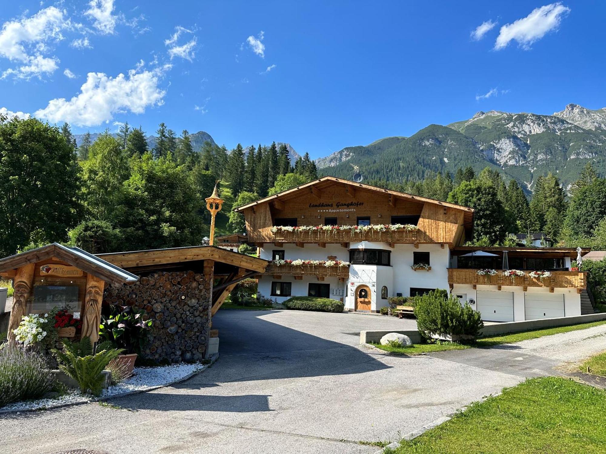 Ferienwohnung W2 Haus Ganghofer Leutasch Exterior foto