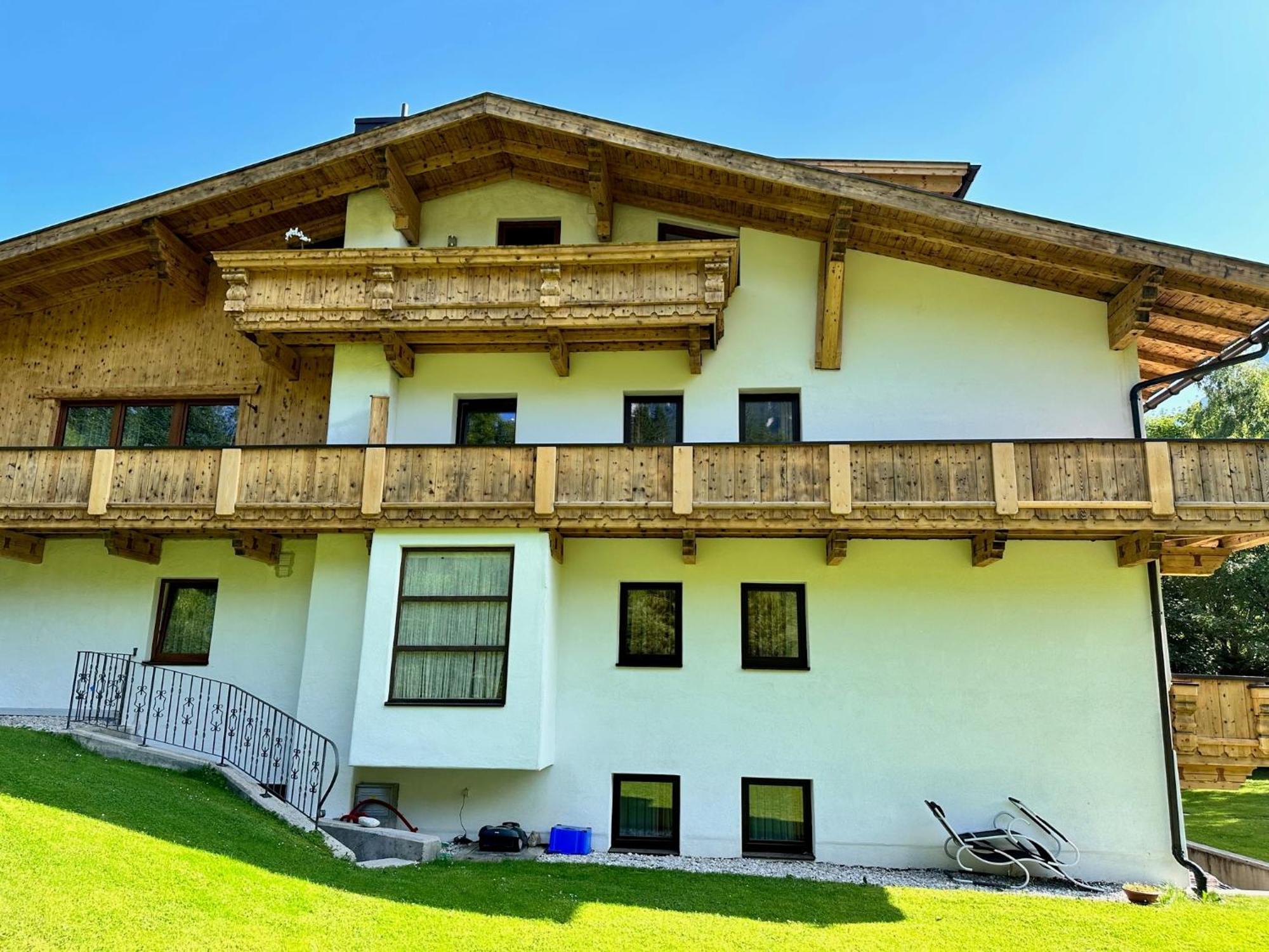Ferienwohnung W2 Haus Ganghofer Leutasch Exterior foto