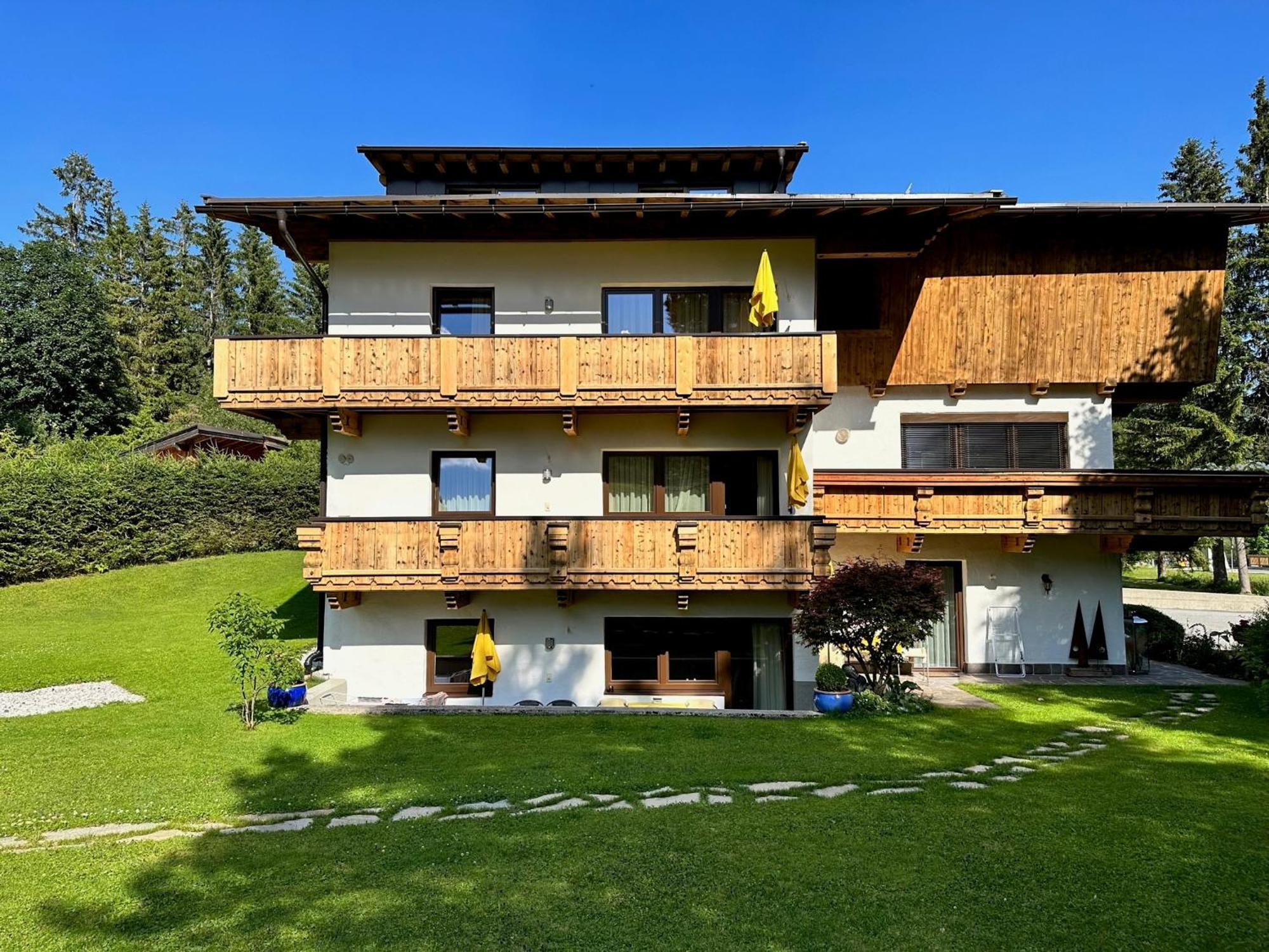 Ferienwohnung W2 Haus Ganghofer Leutasch Exterior foto